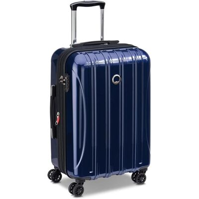 Delsey Harte Koffer mit vier Doppelrädern und Garantie, Koffer, Blau Delsey Harte Koffer mit vier Doppelrädern und Garantie, Koffer, Blau