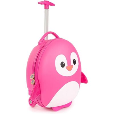 Boppi Carrello per Bambini Rosa Pinguino, Koffer, Rosa Boppi Carrello per Bambini Rosa Pinguino, Koffer, Rosa