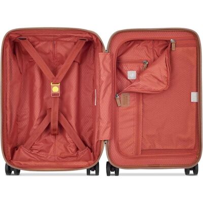 Delsey Chatelet Air 2.0 4-Rollen Kabinentrolley 55 cm mit Dehnfalte, Koffer, Braun Delsey Chatelet Air 2.0 4-Rollen Kabinentrolley 55 cm mit Dehnfalte, Koffer, Braun