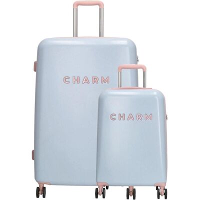 Charm London Capetown Premium Kofferset - ABS - TSA Slot - Travel Set - Suitcase, Koffer, Blau Charm London Capetown Premium Kofferset - ABS - TSA Slot - Travel Set - Suitcase, Koffer, Blau