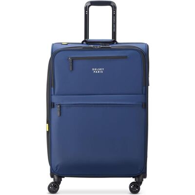 Delsey Maubert 2.0 4 Rollen Trolley 69 cm mit Dehnfalte, Koffer, Blau Delsey Maubert 2.0 4 Rollen Trolley 69 cm mit Dehnfalte, Koffer, Blau