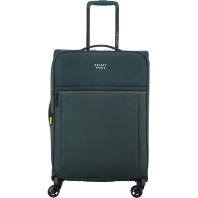 Delsey Valigia Espandibile Brochant 3, Koffer, Grün Delsey Valigia Espandibile Brochant 3, Koffer, Grün