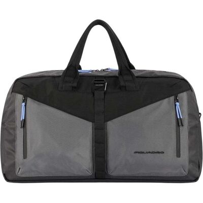 Piquadro, Herren, Tasche, Spike Weekender Duffle Bag Reisetasche grau/schwarz, Schwarz, Grau Piquadro, Herren, Tasche, Spike Weekender Duffle Bag Reisetasche grau/schwarz, Schwarz, Grau
