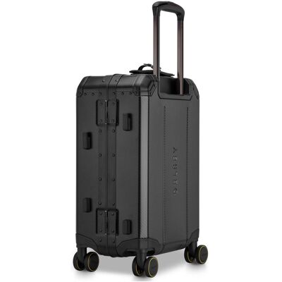 Delsey Alu'r 55-cm-Koffer, schwarz, Koffer, Schwarz Delsey Alu'r 55-cm-Koffer, schwarz, Koffer, Schwarz