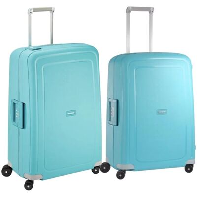 Samsonite S'cure Spinner 69+75 cm Aqua Blue Kofferset, Koffer, Blau Samsonite S'cure Spinner 69+75 cm Aqua Blue Kofferset, Koffer, Blau