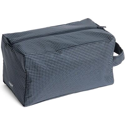 HAY Toilettas Grid Wash Bag Medium Dark Blue, Necessaire, Blau HAY Toilettas Grid Wash Bag Medium Dark Blue, Necessaire, Blau