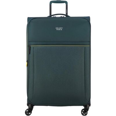 Delsey Valigia Espandibile Brochant 3, Koffer, Grün Delsey Valigia Espandibile Brochant 3, Koffer, Grün