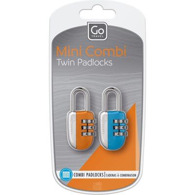 Go Travel Zahlenschlossset 2 tlg., Reisezubehör, Blau, Mehrfarbig, Orange Go Travel Zahlenschlossset 2 tlg., Reisezubehör, Blau, Mehrfarbig, Orange
