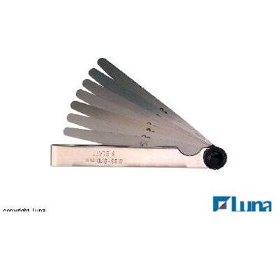 Limit Luna Set Radienlehre, 0.05 – 1.00 mm (13 Blätter), Reisezubehör Limit Luna Set Radienlehre, 0.05 – 1.00 mm (13 Blätter), Reisezubehör