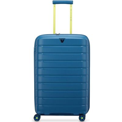 Roncato B-Flying 4 Rollen Trolley 68 cm mit Dehnfalte, Koffer, Blau Roncato B-Flying 4 Rollen Trolley 68 cm mit Dehnfalte, Koffer, Blau
