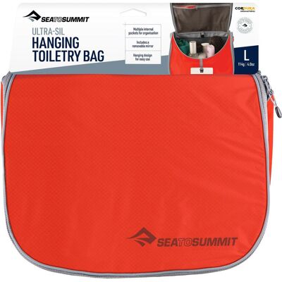 Sea To Summit Ultra-Sil Hanging Toiletry Bag, Necessaire, Orange Sea To Summit Ultra-Sil Hanging Toiletry Bag, Necessaire, Orange