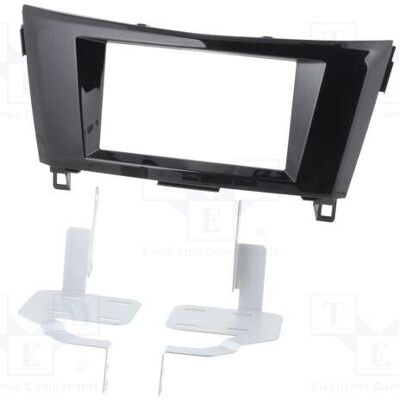 Per.Pic., Autoradio Installation, Radio-Einbaurahmen Nissan 2 DIN schwarz glänzend Per.Pic., Autoradio Installation, Radio-Einbaurahmen Nissan 2 DIN schwarz glänzend