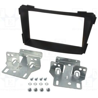 Per.Pic., Autoradio Installation, Radio-Einbaurahmen Hyundai 2 DIN schwarz Per.Pic., Autoradio Installation, Radio-Einbaurahmen Hyundai 2 DIN schwarz