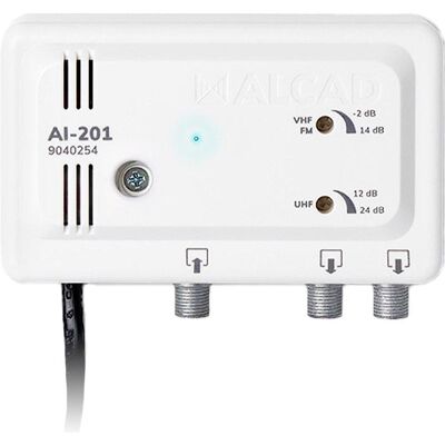 Alcad, Car HiFi Verstärker, Antennenverstärker (2 Eingänge) AI-201 Alcad, Car HiFi Verstärker, Antennenverstärker (2 Eingänge) AI-201