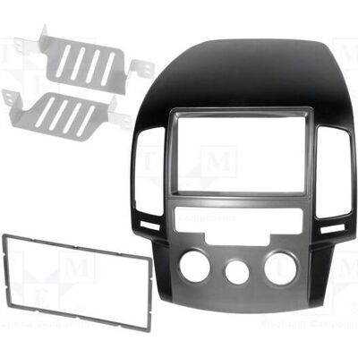 4CarMedia, Autoradio Installation, Radio-Einbaurahmen Hyundai 2 DIN schwarz 4CarMedia, Autoradio Installation, Radio-Einbaurahmen Hyundai 2 DIN schwarz