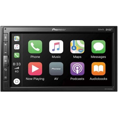 Pioneer Autoradio, Autoradio 6,8 pouces avec Apple CarPlay, Android Auto, DAB+ et Bluetooth pour Renault Clio IV (Android Auto, Apple Carplay) Pioneer Autoradio, Autoradio 6,8 pouces avec Apple CarPlay, Android Auto, DAB+ et Bluetooth pour Renault Clio IV (Android Auto, Apple Carplay)