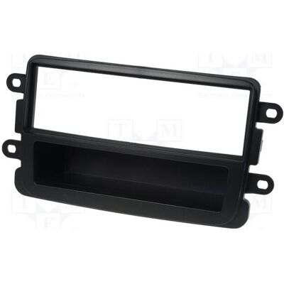 Per.Pic., Autoradio Installation, Radio-Einbaurahmen Dacia 1 DIN schwarz Per.Pic., Autoradio Installation, Radio-Einbaurahmen Dacia 1 DIN schwarz