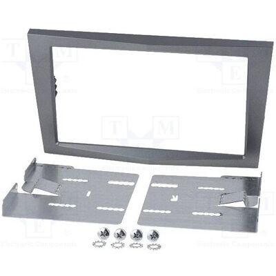 Per.Pic., Autoradio Installation, Radio-Einbaurahmen Opel 2 DIN dunkelgrau Per.Pic., Autoradio Installation, Radio-Einbaurahmen Opel 2 DIN dunkelgrau