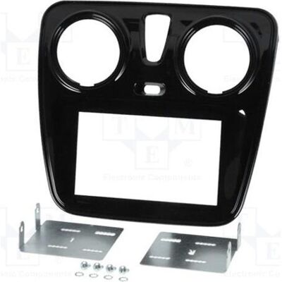 Per.Pic., Autoradio Installation, Radio-Einbaurahmen Dacia 2 DIN schwarz Per.Pic., Autoradio Installation, Radio-Einbaurahmen Dacia 2 DIN schwarz