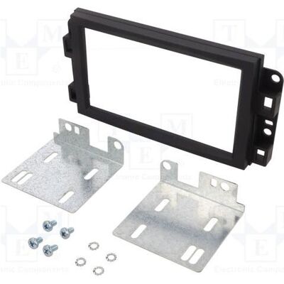 Per.Pic., Autoradio Installation, Radio-Einbaurahmen Chevrolet 2 DIN schwarz Per.Pic., Autoradio Installation, Radio-Einbaurahmen Chevrolet 2 DIN schwarz