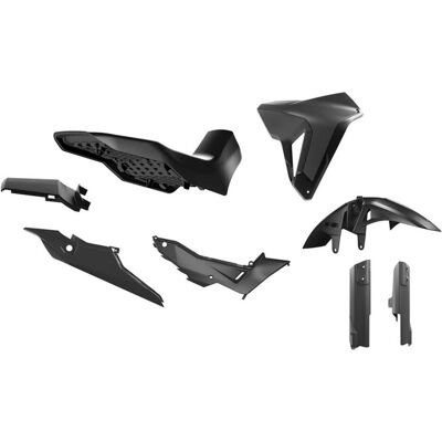 Racetech, Motorrad Zubehör, (RTECH) Kunststoff-Set mit Revolution Sitzbank für Honda XL 750 Transalp '23-'25, Schwarz Racetech, Motorrad Zubehör, (RTECH) Kunststoff-Set mit Revolution Sitzbank für Honda XL 750 Transalp '23-'25, Schwarz