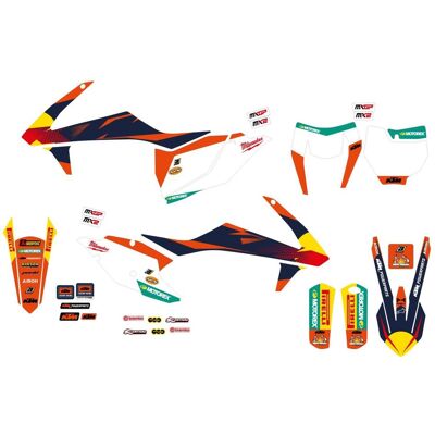 Blackbird, Motorrad Zubehör, BLACKBIRD-AKTION KTM SX/SX-F '16-'18, EXC/EXC-F '17-'19 REPLICA KTM FACTORY MXGP FARBE ORANGE Blackbird, Motorrad Zubehör, BLACKBIRD-AKTION KTM SX/SX-F '16-'18, EXC/EXC-F '17-'19 REPLICA KTM FACTORY MXGP FARBE ORANGE