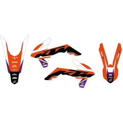Blackbird, Motorrad Zubehör, Aufkleber-Set für KTM SX/SX-F '13-'15, EXC/EXC-F '14-'16, DREAM 5 Orange Schwarz Blackbird, Motorrad Zubehör, Aufkleber-Set für KTM SX/SX-F '13-'15, EXC/EXC-F '14-'16, DREAM 5 Orange Schwarz