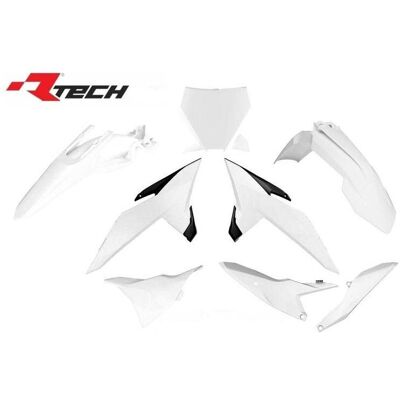 Racetech, Motorrad Zubehör, (RTECH) KTM SX 85 '25 KUNSTSTOFFSET WEISS / SCHWARZ Racetech, Motorrad Zubehör, (RTECH) KTM SX 85 '25 KUNSTSTOFFSET WEISS / SCHWARZ