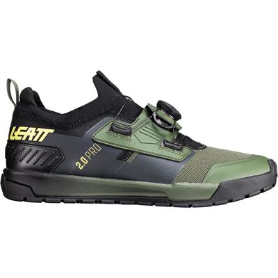 Leatt, Unisex, Veloschuhe, Schuh ProFlat 2.0 - Spinach (38.5, 48.5), Schwarz, Grün Leatt, Unisex, Veloschuhe, Schuh ProFlat 2.0 - Spinach (38.5, 48.5), Schwarz, Grün
