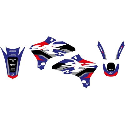 Blackbird, Motorrad Zubehör, Aufkleber-Set für Yamaha YZ 250/450F '03-'05 DREAM 5 Farben Blau Schwarz Blackbird, Motorrad Zubehör, Aufkleber-Set für Yamaha YZ 250/450F '03-'05 DREAM 5 Farben Blau Schwarz