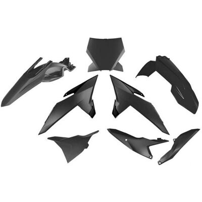 Racetech, Motorrad Zubehör, (RTECH) KTM SX 85 '25 KUNSTSTOFFSET SCHWARZ Racetech, Motorrad Zubehör, (RTECH) KTM SX 85 '25 KUNSTSTOFFSET SCHWARZ