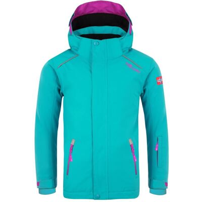 Trollkids, Jungen, Skijacke, Holmenkollen pro Snow (98), Türkis Trollkids, Jungen, Skijacke, Holmenkollen pro Snow (98), Türkis