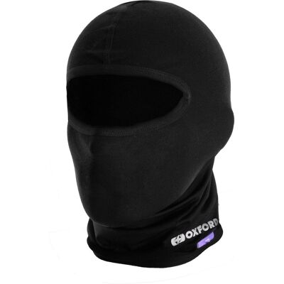 Oxford, Unisex, Sturmhaube + Halsschlauch, Deluxe Balaclava Silk Blk, Schwarz, One Size Oxford, Unisex, Sturmhaube + Halsschlauch, Deluxe Balaclava Silk Blk, Schwarz, One Size