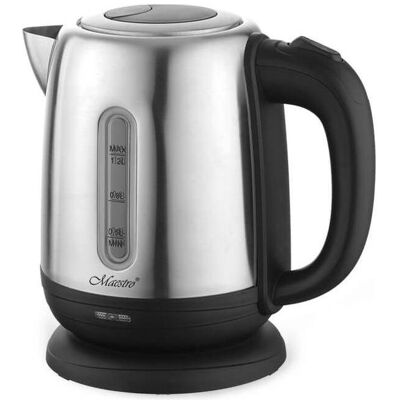 Maestro MR-027 black, Wasserkocher, Schwarz, Silber Maestro MR-027 black, Wasserkocher, Schwarz, Silber