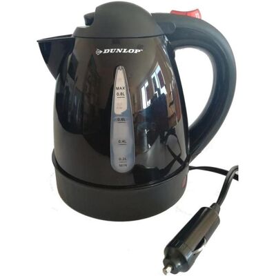 Dunlop Wasserkocher 0,8L 24V, Wasserkocher, Rot, Schwarz Dunlop Wasserkocher 0,8L 24V, Wasserkocher, Rot, Schwarz