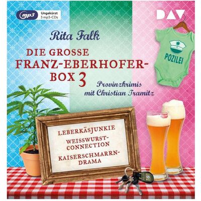Audio Verlag Die grosse Franz-Eberhofer-Box 3, Hörbücher von Rita Falk, Christian Tramitz Audio Verlag Die grosse Franz-Eberhofer-Box 3, Hörbücher von Rita Falk, Christian Tramitz