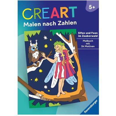 Ravensburger CreArt Malen nach Zahlen ab 5 - Elfen im Zauberwald Ravensburger CreArt Malen nach Zahlen ab 5 - Elfen im Zauberwald