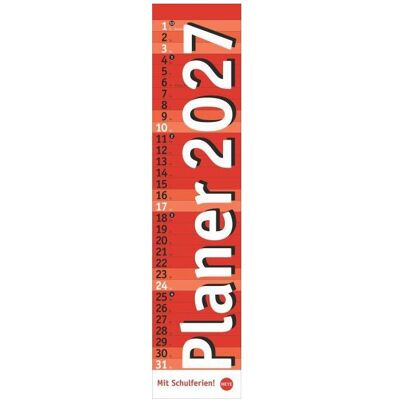 Athesia, Kalender, Langplaner, rot 2027 Athesia, Kalender, Langplaner, rot 2027