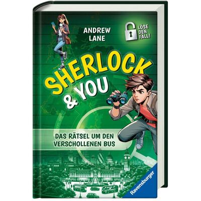 Ravensburger Sherlock & You, Band 3 - Das Rätsel um den verschollenen Bus, Kinderbücher von Christian Dreller, ZeroMedia GmbH, Andrew Lane Ravensburger Sherlock & You, Band 3 - Das Rätsel um den verschollenen Bus, Kinderbücher von Christian Dreller, ZeroMedia GmbH, Andrew Lane