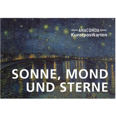 Anaconda Grusskarte + Briefpapier, Postkarten-Set Sonne, Mond und Sterne (18 Stk.) Anaconda Grusskarte + Briefpapier, Postkarten-Set Sonne, Mond und Sterne (18 Stk.)