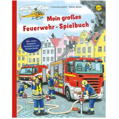 Arena, Kinderbücher, Mein grosses Feuerwehr-Spielbuch (Deutsch, Softcover, Franziska Jaekel) Arena, Kinderbücher, Mein grosses Feuerwehr-Spielbuch (Deutsch, Softcover, Franziska Jaekel)