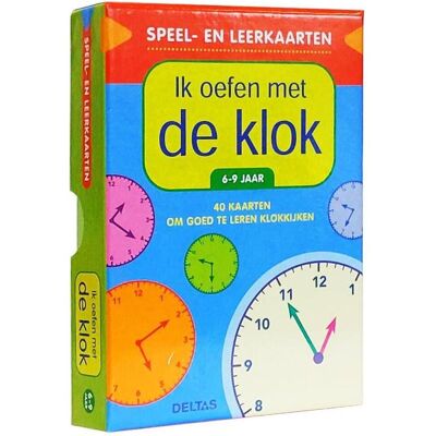 Deltas Ich mit dem Clock-Spiel üben und lernen Karten (6 - 9 Jahre) Deltas Ich mit dem Clock-Spiel üben und lernen Karten (6 - 9 Jahre)