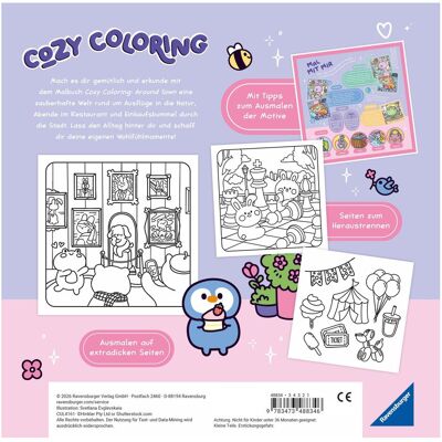 Ravensburger Cozy Coloring - Around Town, Ratgeber Ravensburger Cozy Coloring - Around Town, Ratgeber