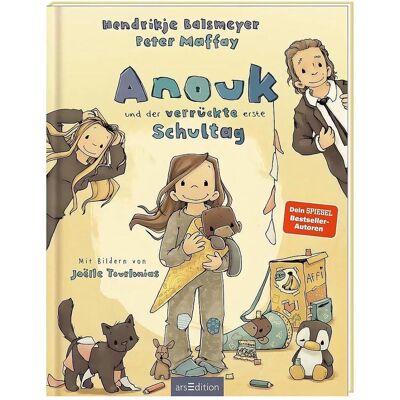 Ars Edition Anouk und der verrückte erste Schultag, Kinderbücher von Hendrikje Balsmeyer, Peter Maffay Ars Edition Anouk und der verrückte erste Schultag, Kinderbücher von Hendrikje Balsmeyer, Peter Maffay