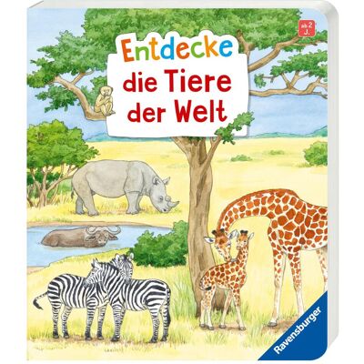 Ravensburger, Babybücher, Entdecke die Tiere der Welt (Deutsch) Ravensburger, Babybücher, Entdecke die Tiere der Welt (Deutsch)