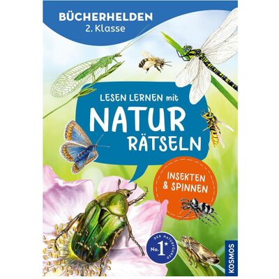 Kosmos Lesen lernen mit Naturrätseln, Bücherhelden 2. Klasse, Insekten & Spinnen, Kinderbücher von Leonie Duppke Kosmos Lesen lernen mit Naturrätseln, Bücherhelden 2. Klasse, Insekten & Spinnen, Kinderbücher von Leonie Duppke