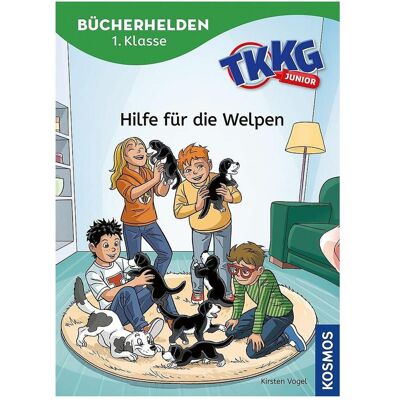 Kosmos Kinderbuch Bücherhelden TKKG Junior Hilfe für die Welpen 1.Klasse, Kinderbücher von Kirsten Vogel Kosmos Kinderbuch Bücherhelden TKKG Junior Hilfe für die Welpen 1.Klasse, Kinderbücher von Kirsten Vogel