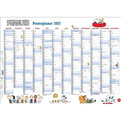Athesia, Kalender, Peanuts Posterplaner 2027 (68 x 48 cm) Athesia, Kalender, Peanuts Posterplaner 2027 (68 x 48 cm)