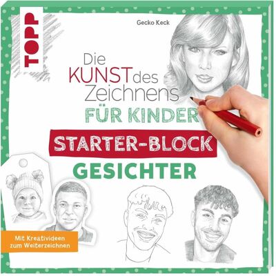 Frech Die Kunst des Zeichnens für Kinder Starter-Block - Gesichter Frech Die Kunst des Zeichnens für Kinder Starter-Block - Gesichter