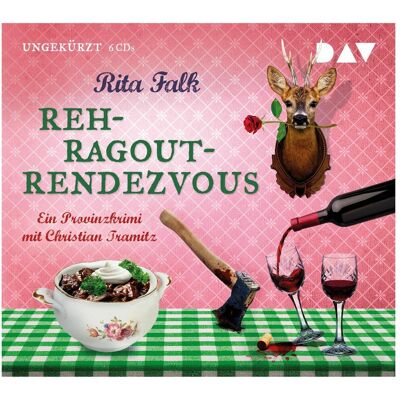Audio Verlag Rehragout-Rendezvous, Hörbücher von Rita Falk, Christian Tramitz, Angela Kübrich Audio Verlag Rehragout-Rendezvous, Hörbücher von Rita Falk, Christian Tramitz, Angela Kübrich